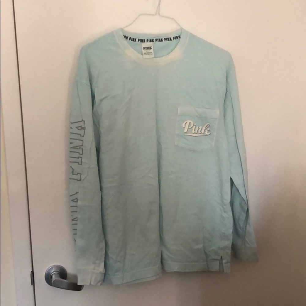 PINK women’s long sleeve T-shirt, Large